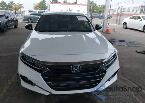 2022 Honda Accord Sport из США, поврежденный, VIN 1HGCV1F37NA115610